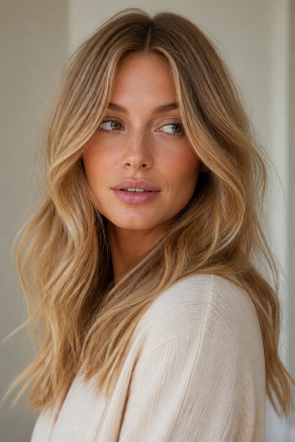 dusty blonde for warmth