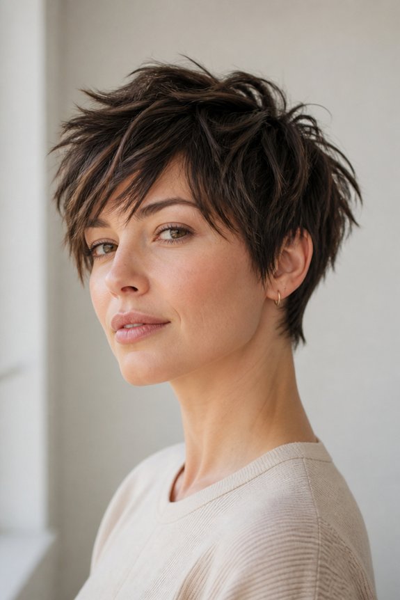 dynamic choppy pixie cut