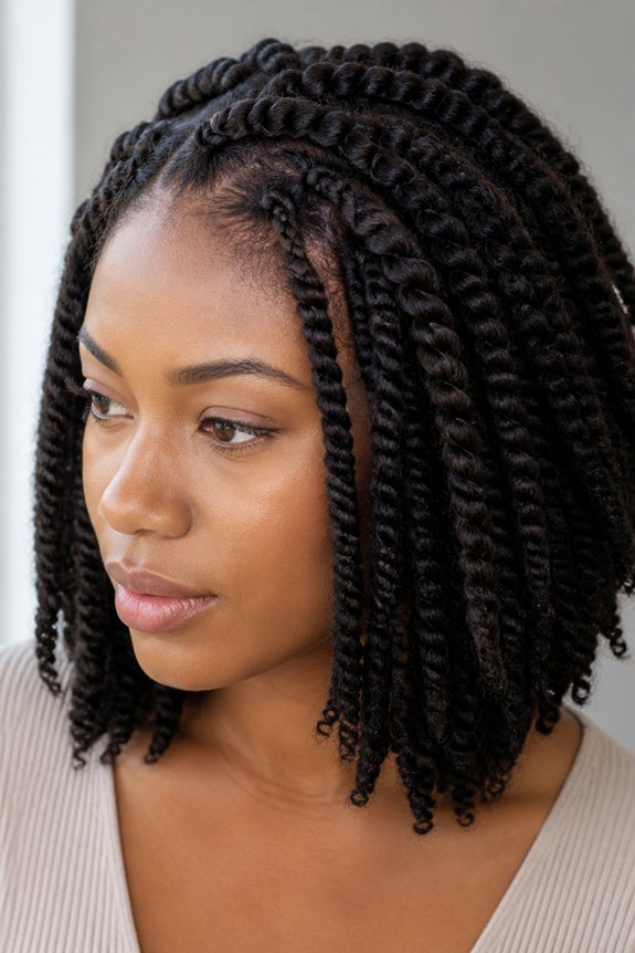 dynamic twists with contrast