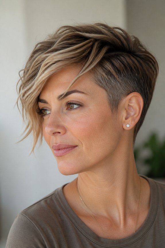 edgy yet soft hairstyle