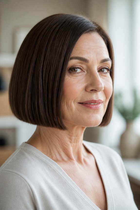effortless chic blunt bob