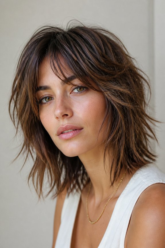 effortless chic choppy layers