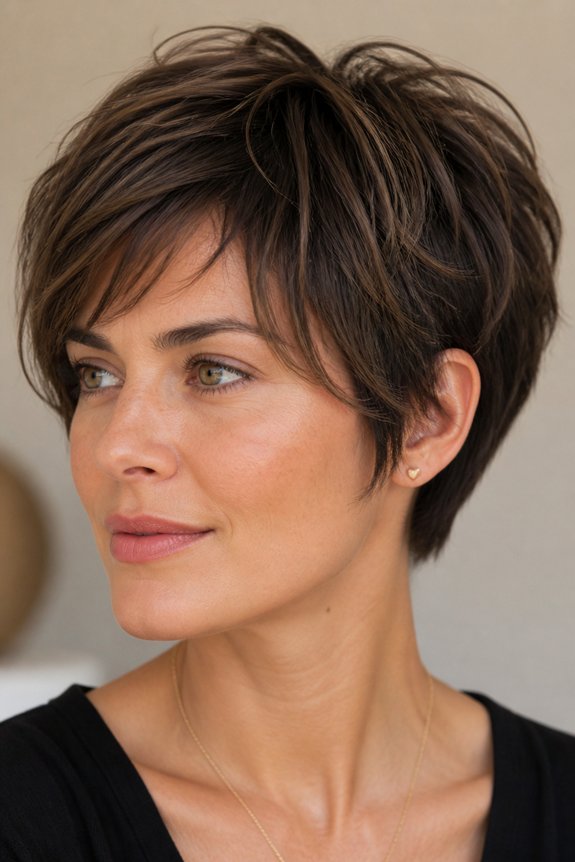 effortless chic tousled pixie
