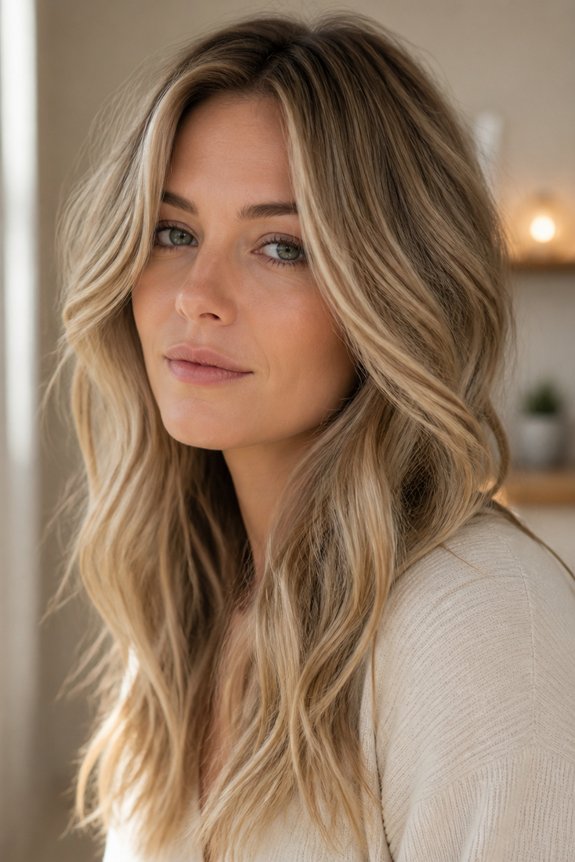 effortless honey blonde elegance