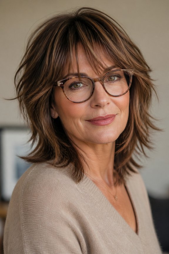 effortless layered shag cut