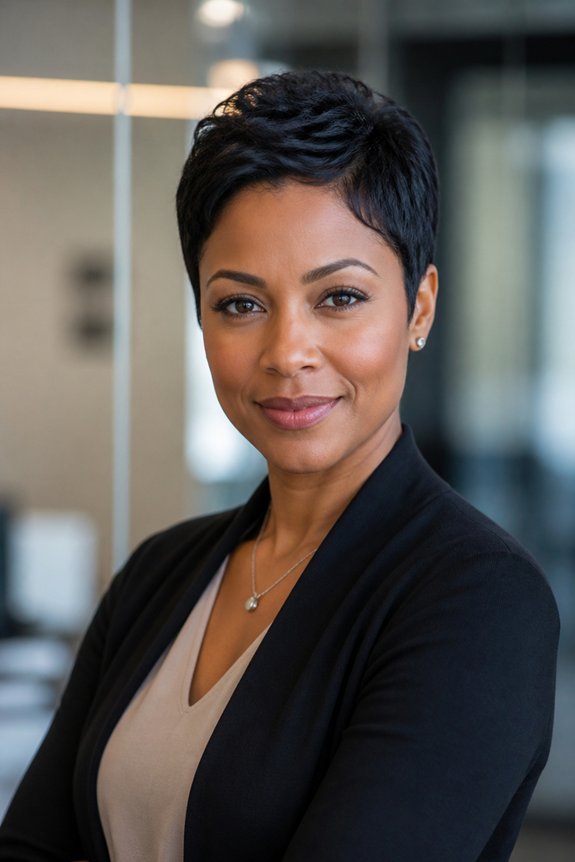 effortless professional pixie haircut
