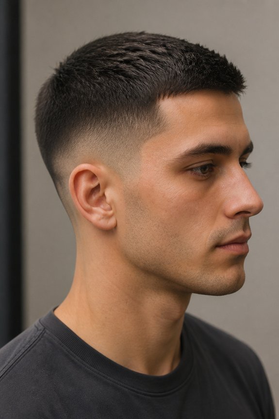 effortless refined crew cut
