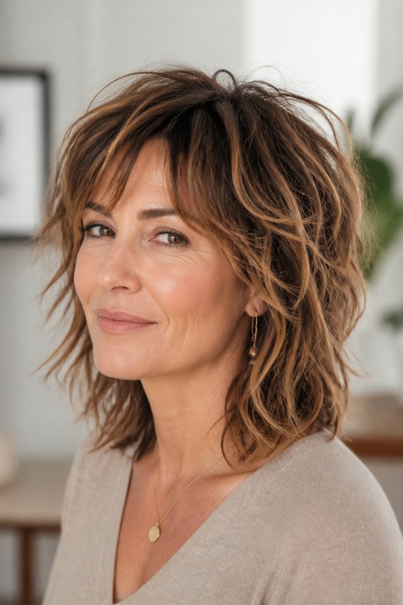 effortless shag haircut style