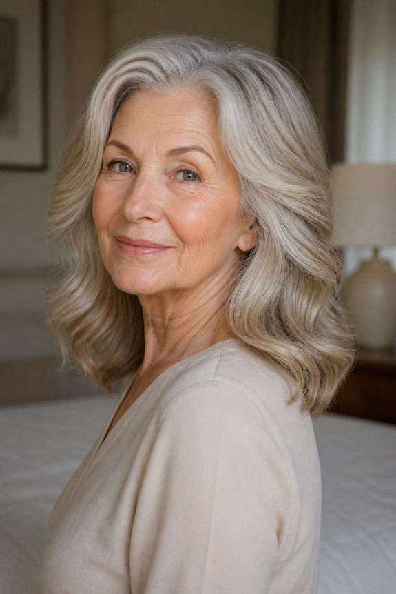 effortless shoulder length soft waves