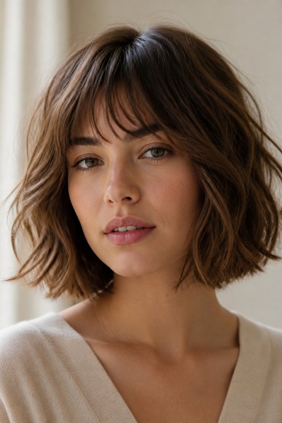 effortless soft wavy bob