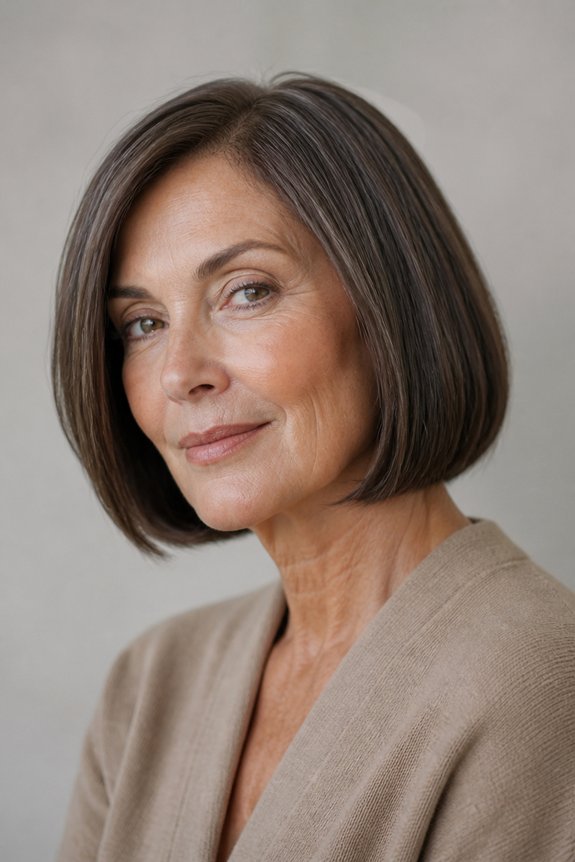 effortless straight hair styling