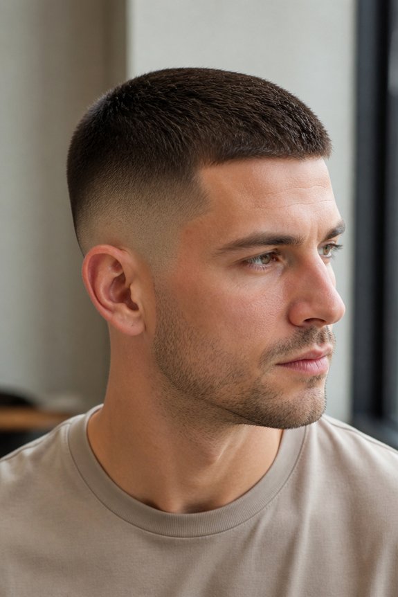effortless stylish crew cut