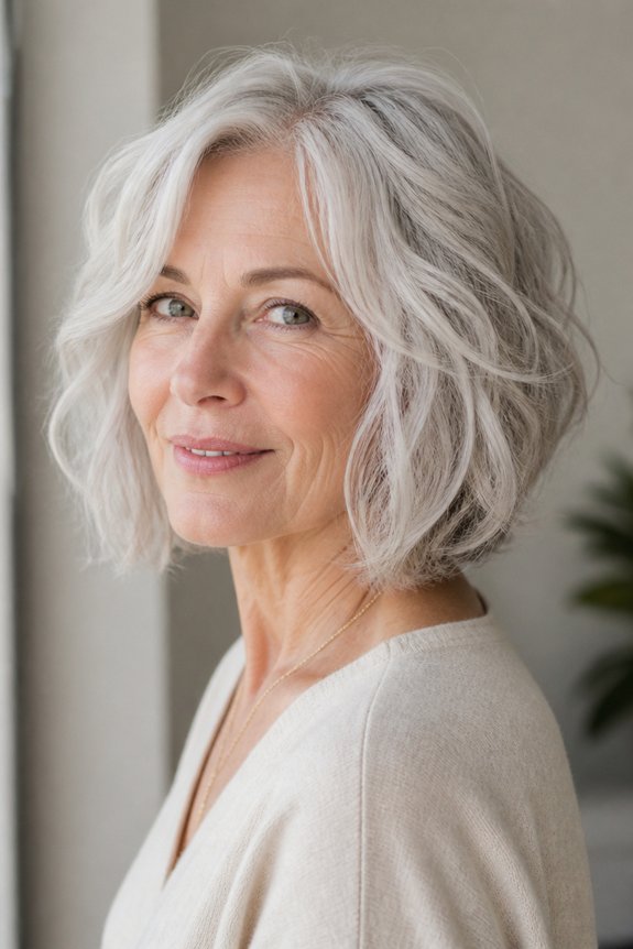 effortless textured bob hairstyle