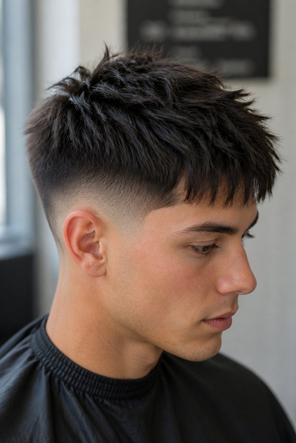 effortless textured crop fade