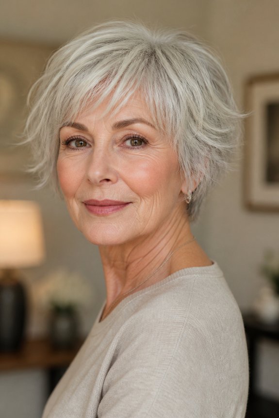 effortless textured crop hairstyle