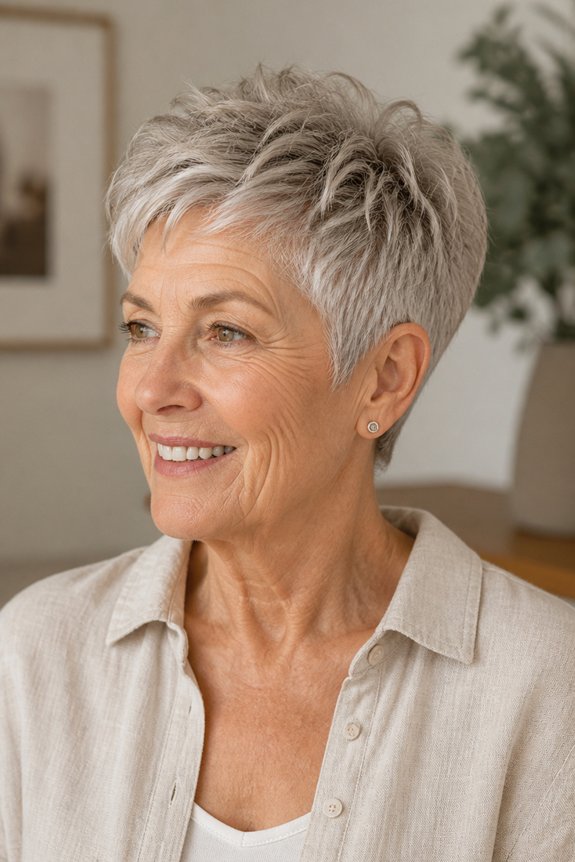 effortless textured crop hairstyle