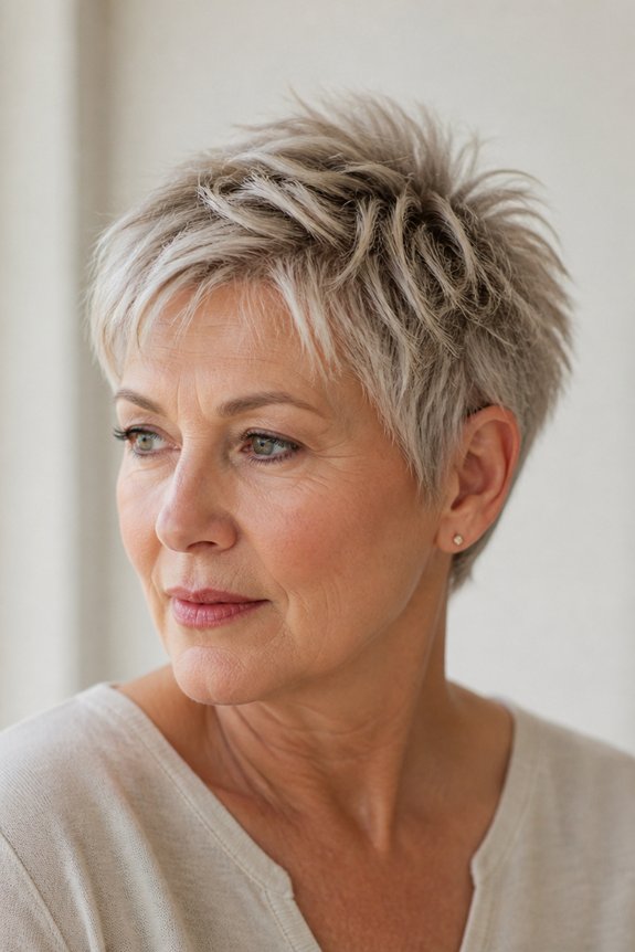 effortless textured crop hairstyle