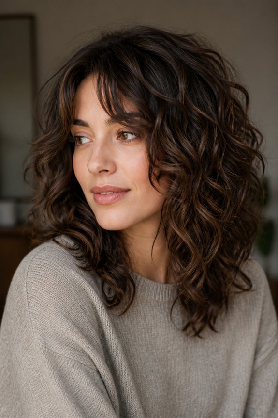 effortless textured curl cut