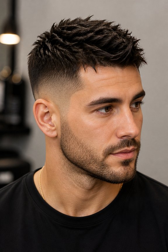 effortless textured top fade