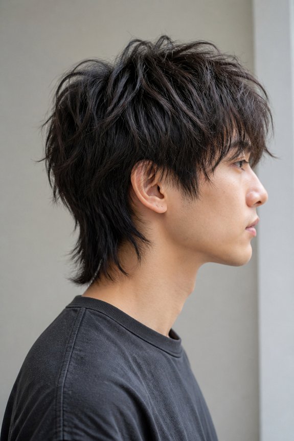 effortless textured wolf cut