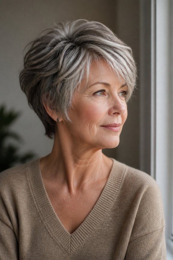 effortless tousled pixie bob