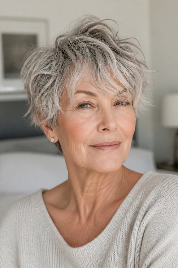 effortless tousled pixie style