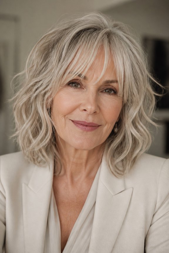 effortless tousled waves hairstyle