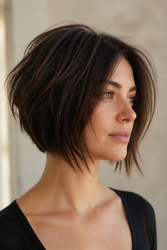 effortlessly cool choppy bob