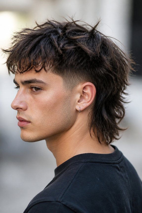 effortlessly cool choppy mullet