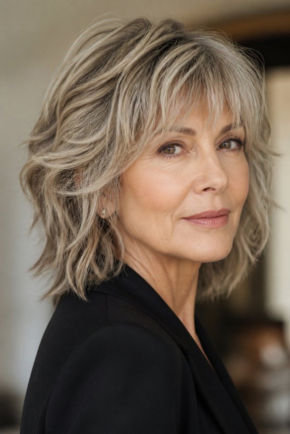 effortlessly cool layered shag