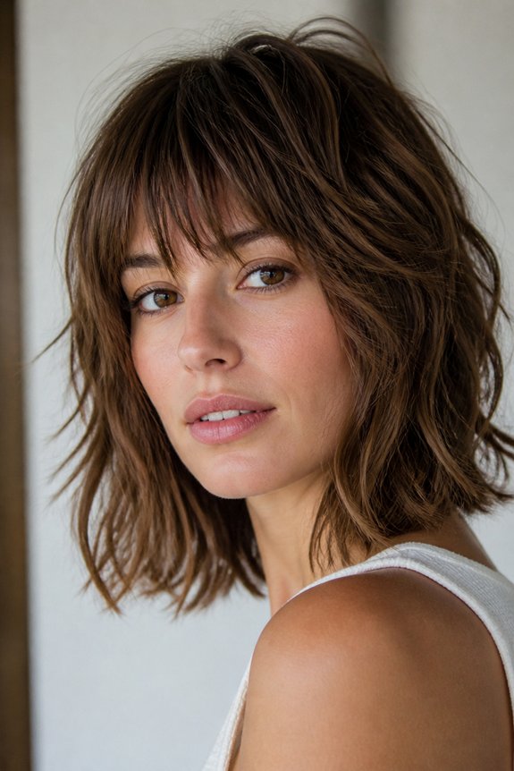 effortlessly cool shag bob