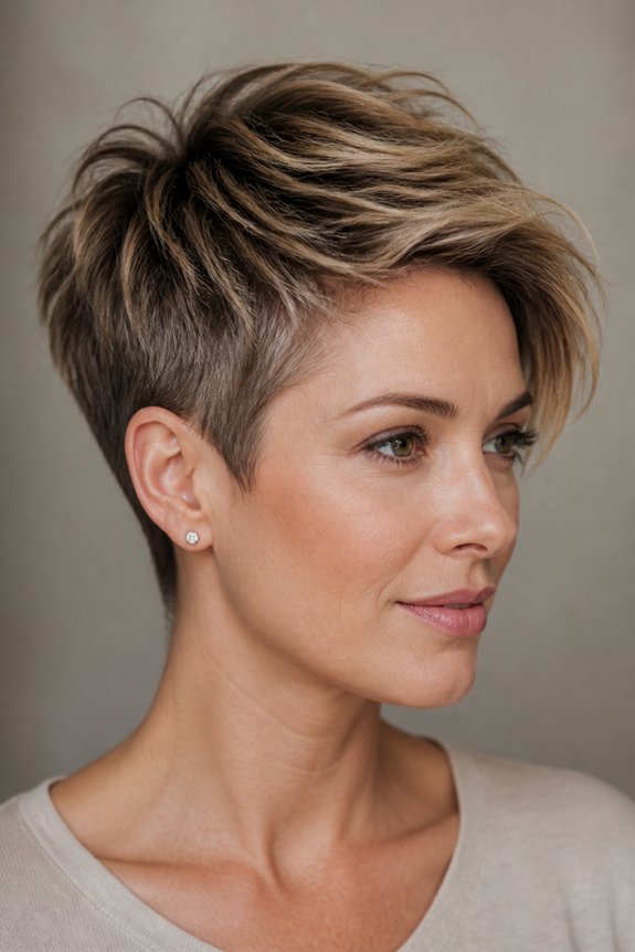effortlessly cool texturized pixie
