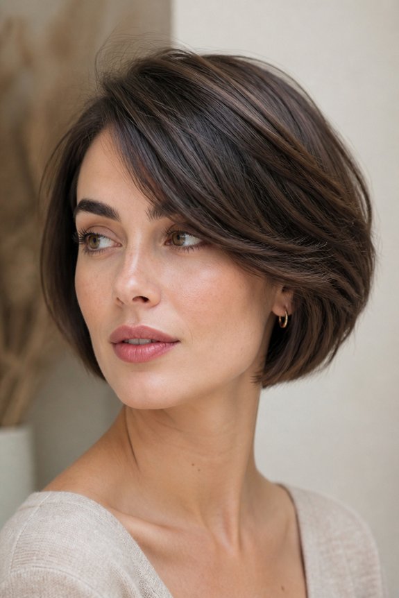 effortlessly polished asymmetrical bob