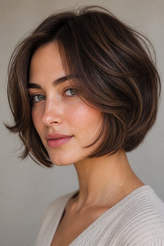 effortlessly polished face framing layers