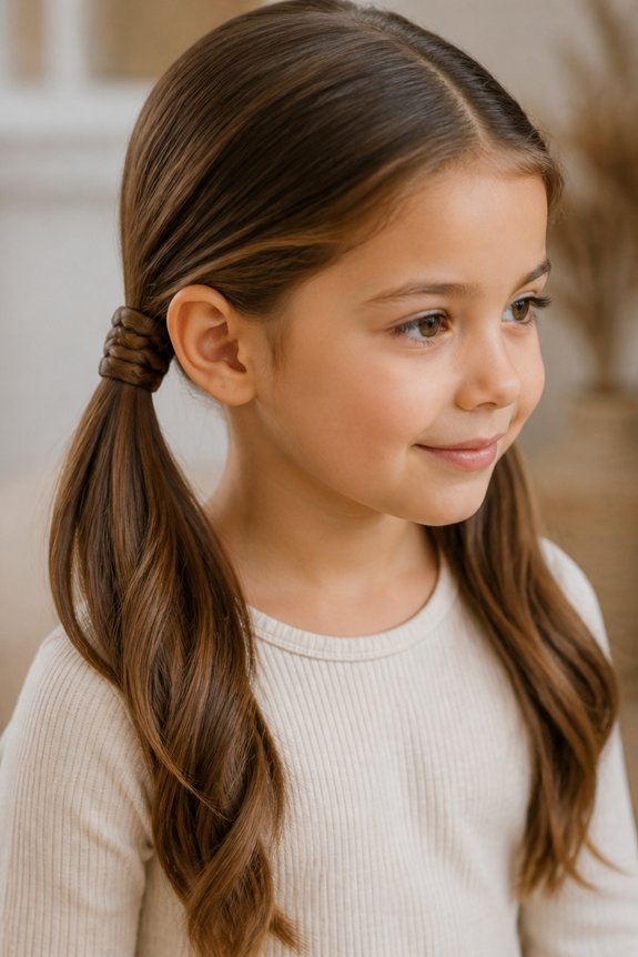 elegant side ponytail braid