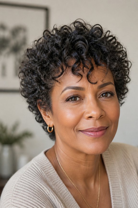 embrace cropped curly textures