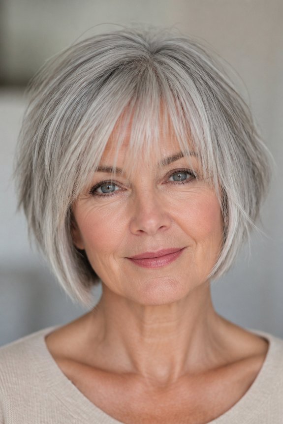 embrace modern silver bobs