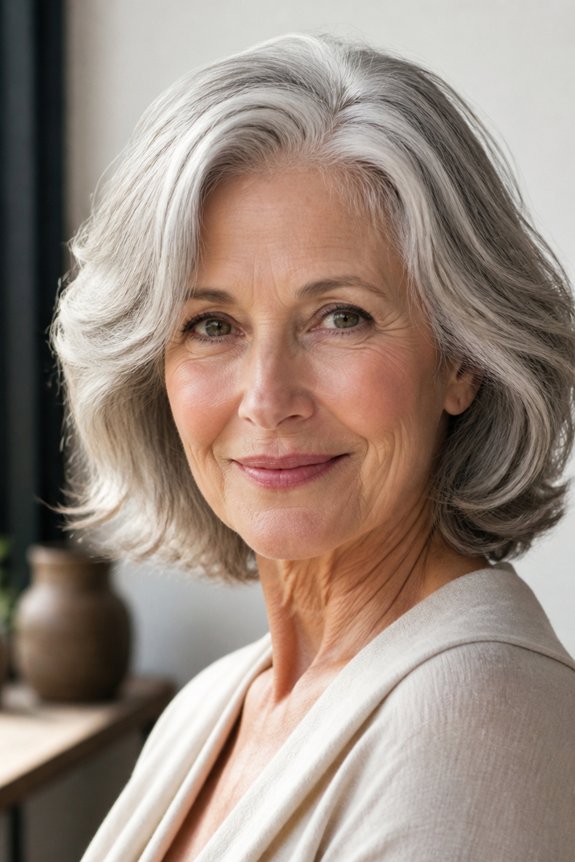 embrace natural silver hair