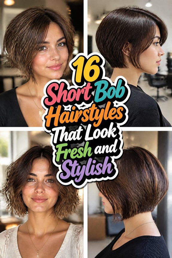 fresh and stylish bobs