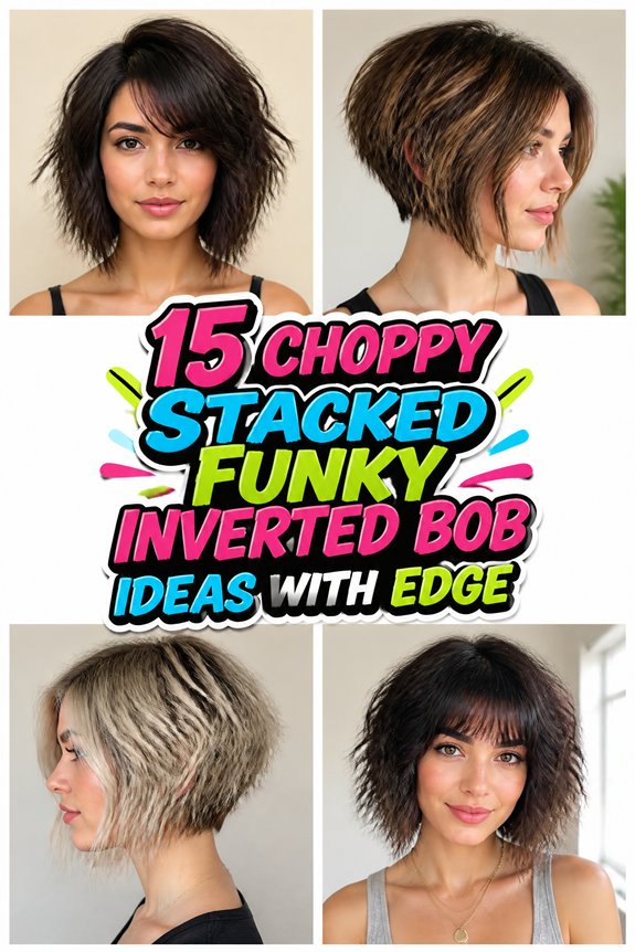 funky inverted bob hairstyles