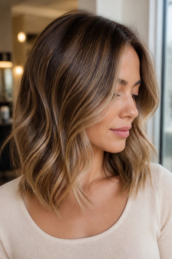 graceful caramel hair color