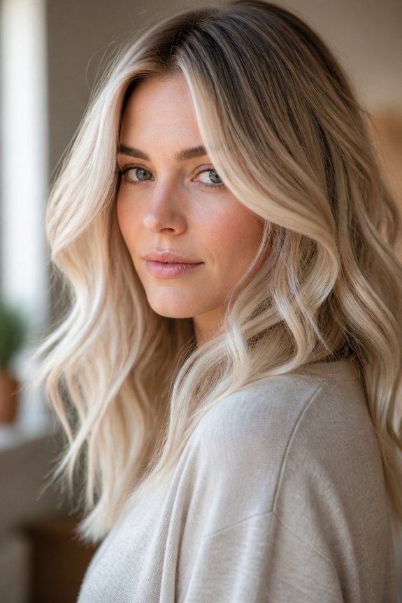 icy platinum balayage technique