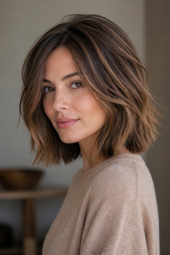 layered bob adds volume