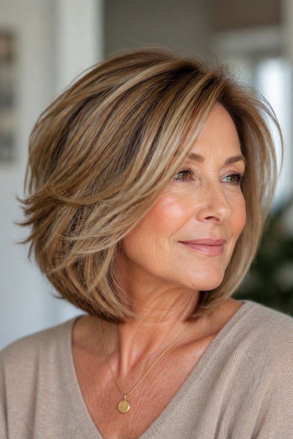 layered bob for volume