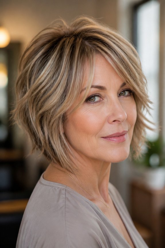 layered bob for volume