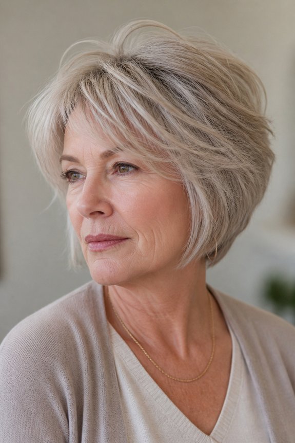 layered bob for volume