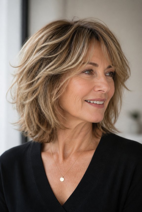 layered cut for volume