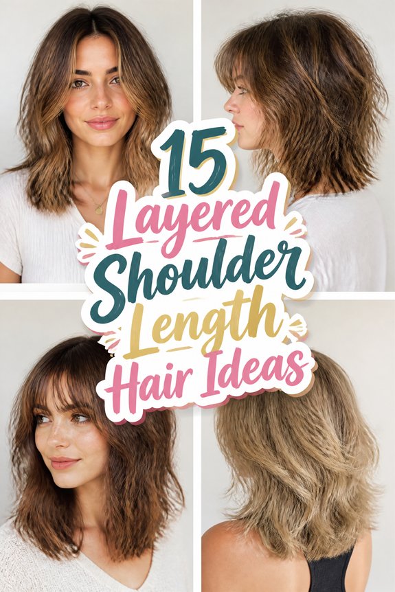 layered shoulder length hairstyles