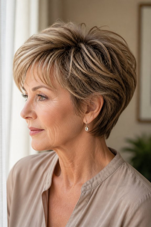 layering for volumized hair
