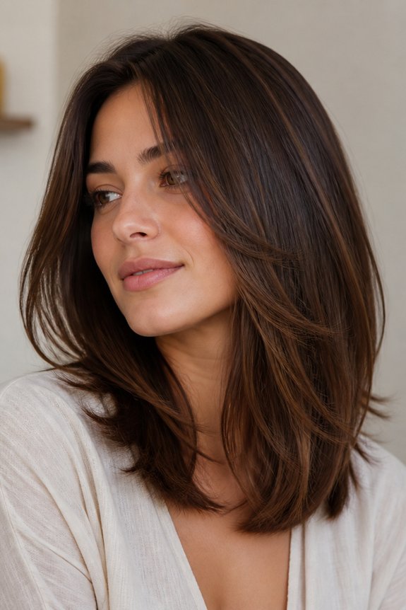 long layered haircut style